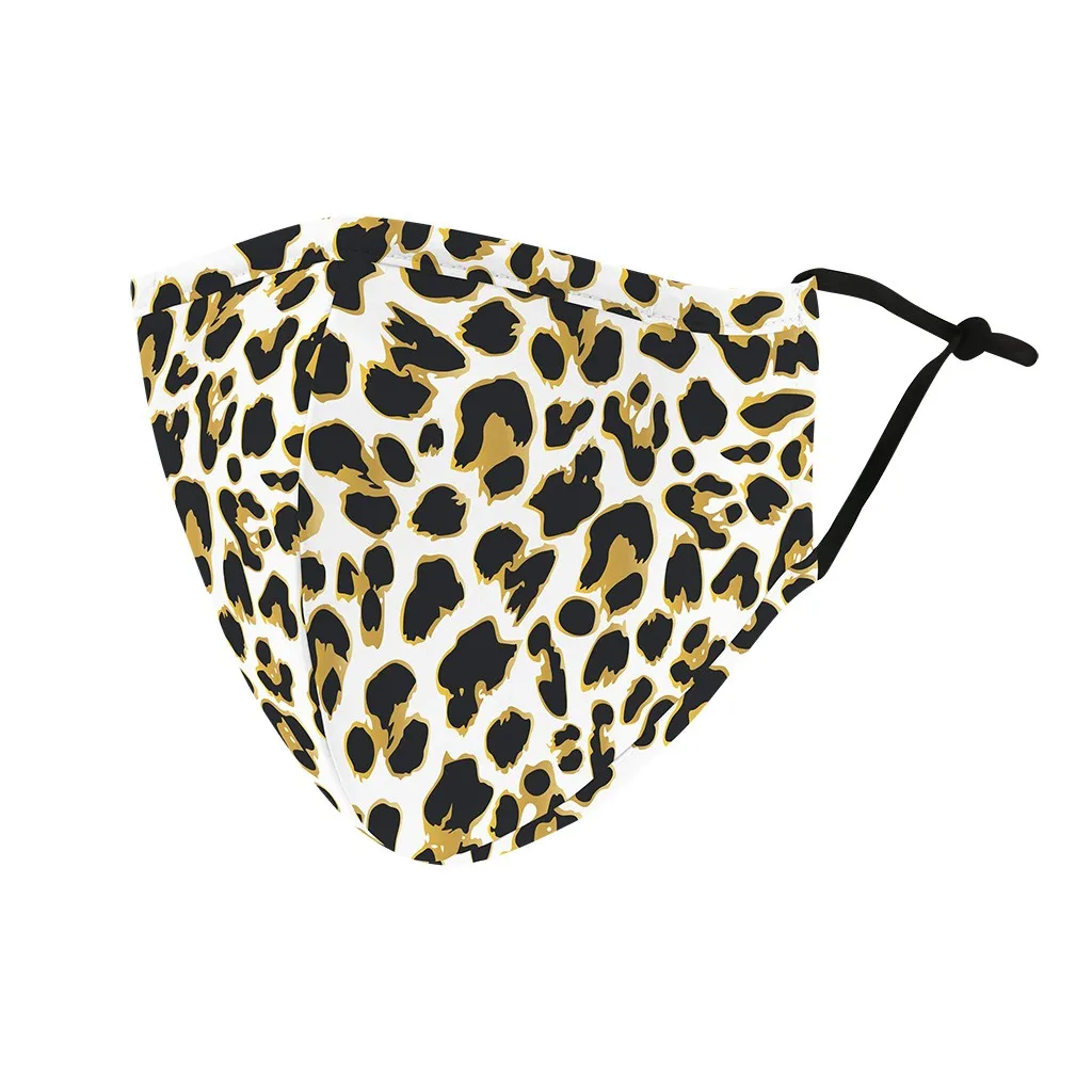 Маска для лица с хлопковым принтом стирающаяся маска унисекс возможностью