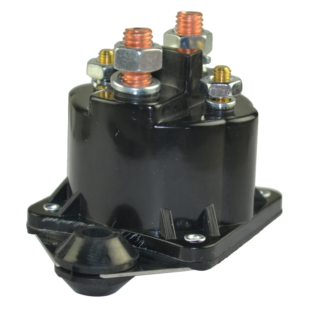 12 В 4 концы длинное морское соленоидное реле 2 отверстия 40-250Hp для Mercury 89-817109A1 89-817109A2 89-817109A3 Прямая