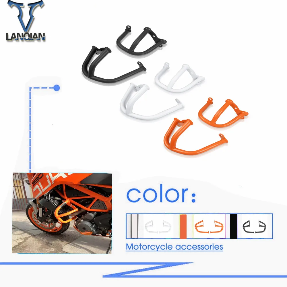

Motorcycle Parts Engine Guard Frame Slider Crash Bar Crashbar Protector Bumper Set For ktm Duke 390 2013-2019 duke 250 2017-2019