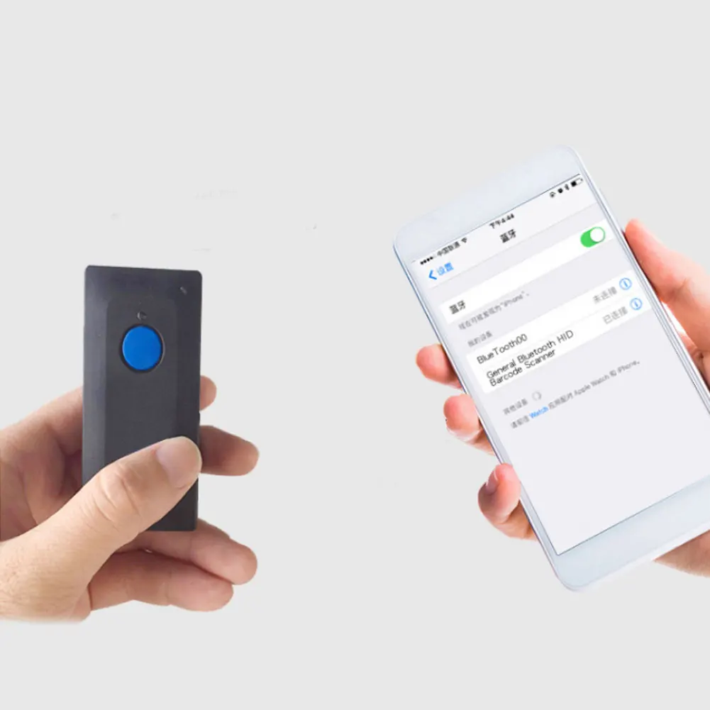 Карманный беспроводной Bluetooth Экспресс-ридер точный ABS Мини сканер штрих-кода для супермаркетов высокоскоростной портативный эффективный ручной