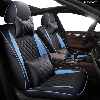 

FUZHKAQI Custom Leather car seat cover For Trumpchi GA6 GA3 GS5 GA8 GS8 GA5 GS4 GS7 GS3 GM8 GA4 GM6 Automobiles Seat Covers