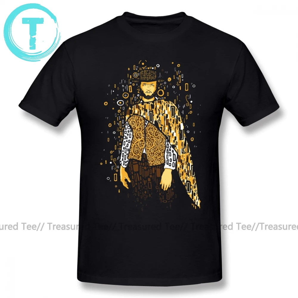 Clint Eastwood T Shirt Klimt Eastwood T-Shirt Graphic Cotton Tee Shirt Big Cute Men Maniche Corte Streetwear Tshirt