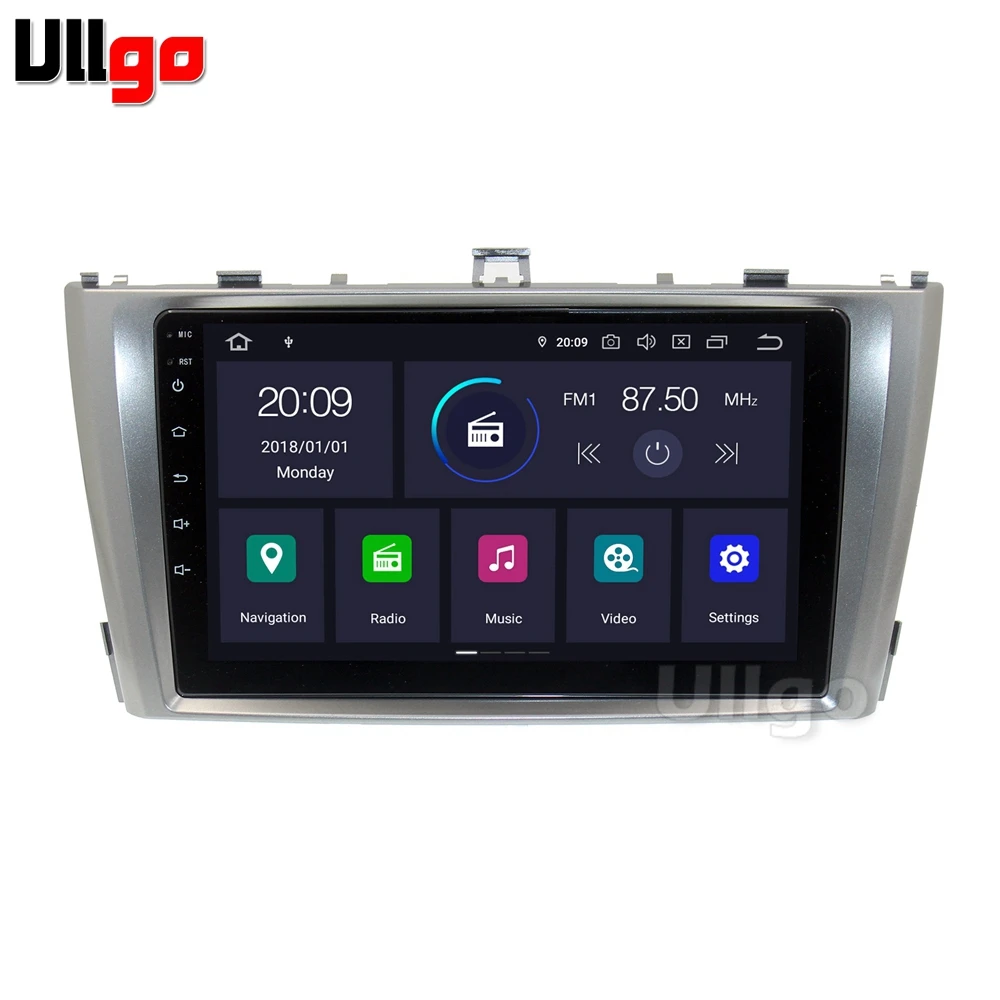 

9'' RAM 4G+ROM 64G Android 9.0 Car DVD GPS for Toyota Avensis 2009-2014 Autoradio GPS Head Unit with FM RDS BT Mirror-link Wifi