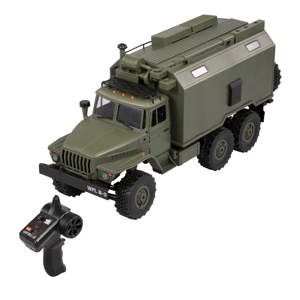 

WPL B-36 1:16 RC Car Military Command Vehicle 2.4G 6WD Army Car Children Gift Kids Toy for Boys RTR