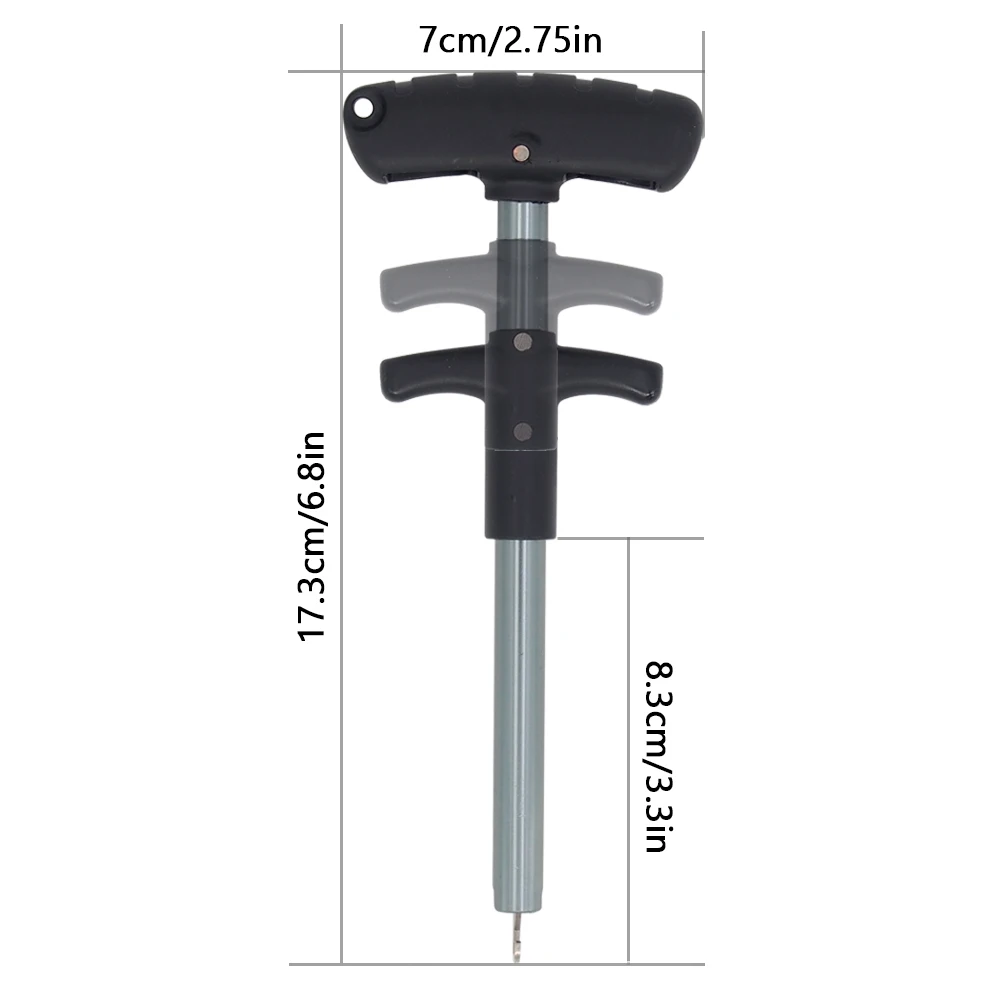 Portable Fishing Hook Remover 17.3cm/6.8in Aluminum Hook Disgorger 5 Colors Available fish hook remover
