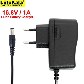 

wholesale 5PCS Liitokala 16.8V 1A 110-240V 14.8V 18650 4 series Lithium Battery Charger DC 5.5 * 2.1MM polymer battery charger