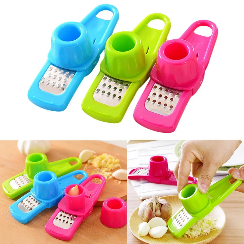 1/2PCS Candy Color Kitchen Accessories Plastic Ginger Garlic Grinding