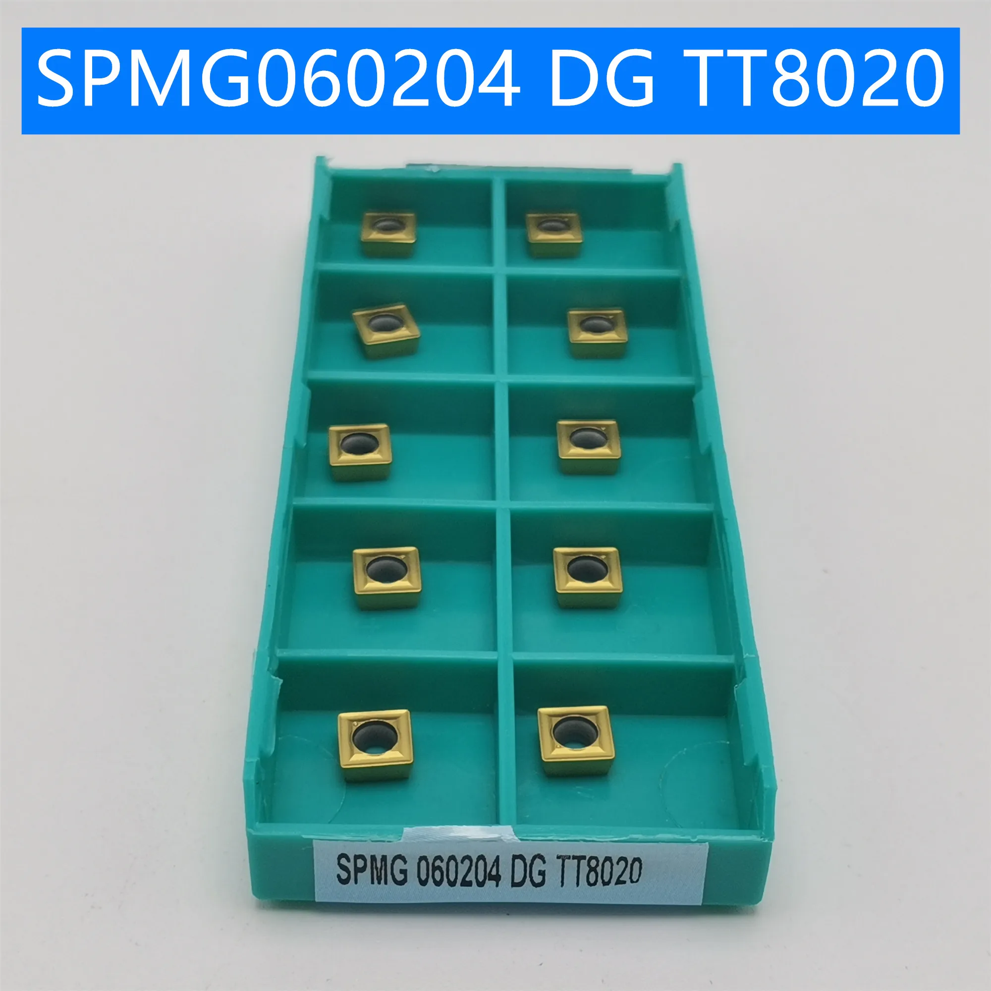 

20PCS SPMG060204 DG TT8020 Carbide Insert Turning Tool Turning Milling Cutter CNC Cutting Tool Slot Cutting SPMG 060204