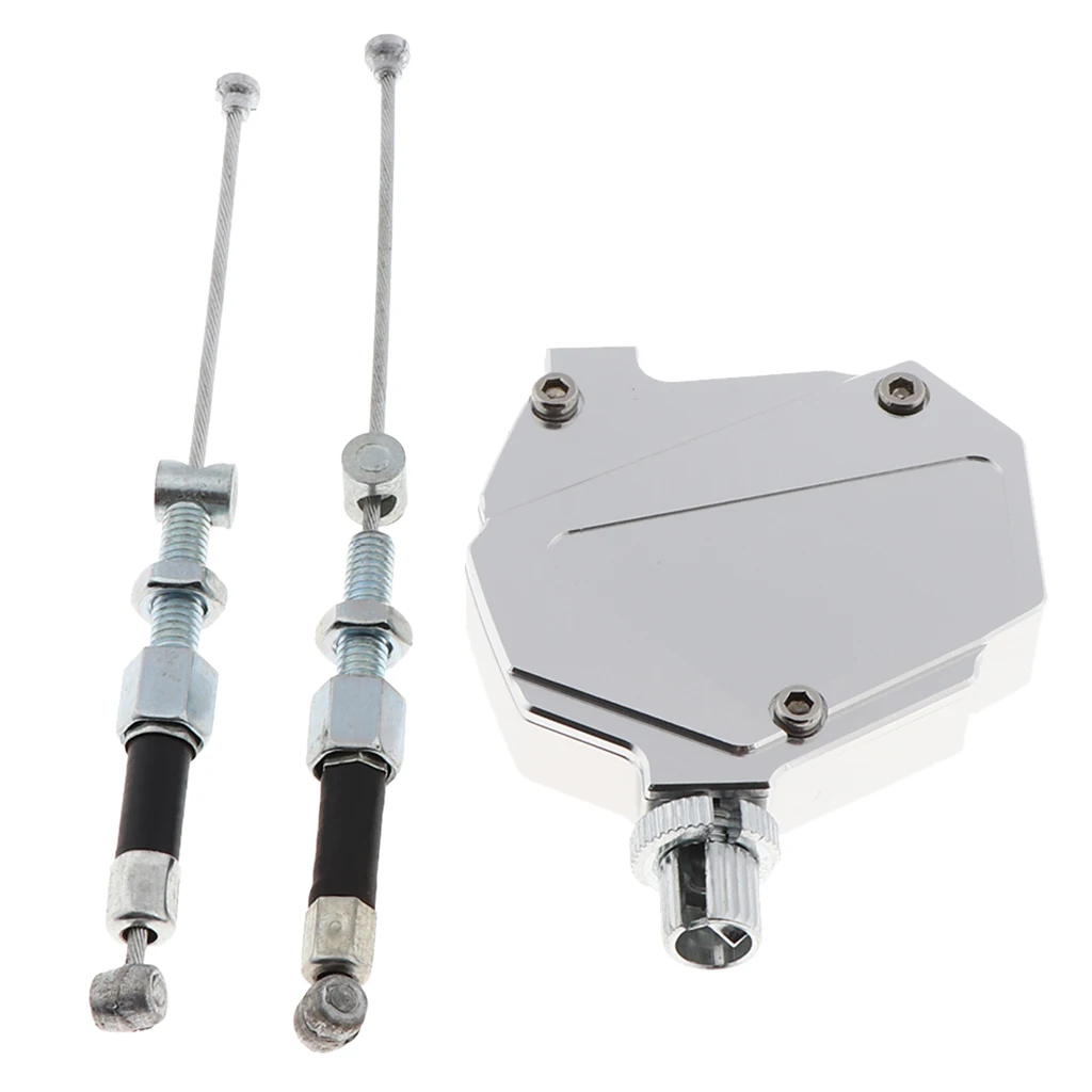 Универсальный трюк сцепления тяга кабель Легкая система для мотоциклов грязи велосипед(серебро