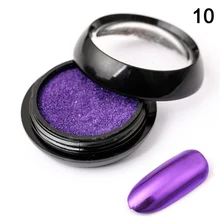 2 мл порошок для ногтей яркий металлический эффект зеркальная пудра для ногтей маникюр высокое качество