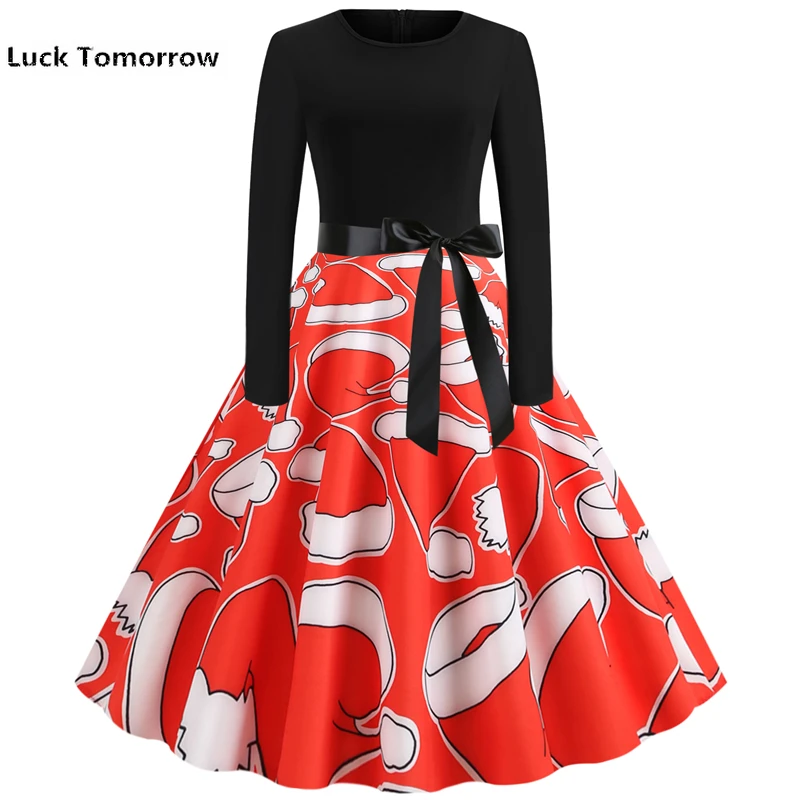 Зимние платья для женщин 2019 раннее праздвечерние чное платье Красная