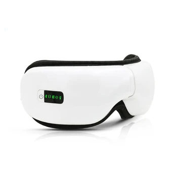 

Eye Massager With HD Screen Pressotherapy Acupuncture Massage Heated Vibration Eye Mask With Bluetooth Music Relaxation Health