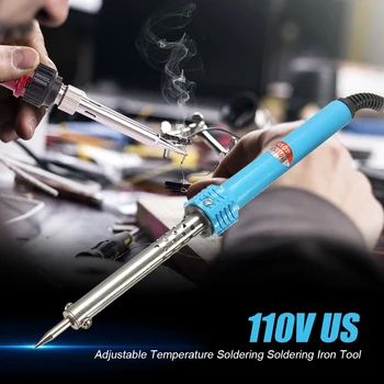 

Adjustable Electric Soldering Iron 30/40/60W US Plug Thermal Temperature Welding Tools for Repairing Kits Supplies