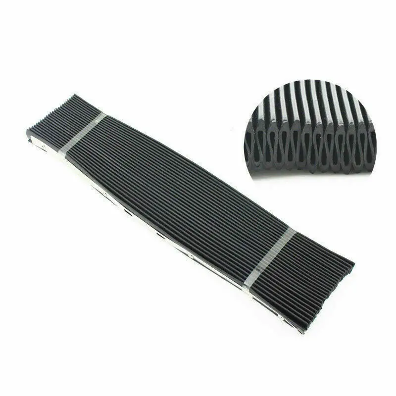 Bridgeport Milling Machine Way Covers - Front Accordion & Back Rubber Guard Set