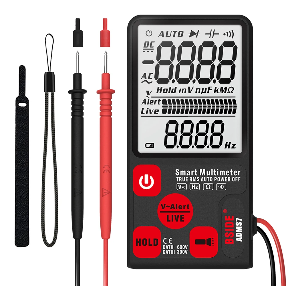 Bside adms7 smart digital multímetro 3.5 volvollcd