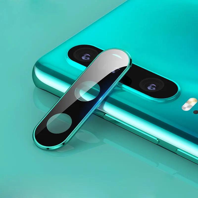 Защитная крышка для объектива камеры Suntaiho для huawei P30 Pro, алюминиевый чехол для камеры с кольцевым покрытием для huawei P30 P30 Pro, защита кольца - Цвет: Green