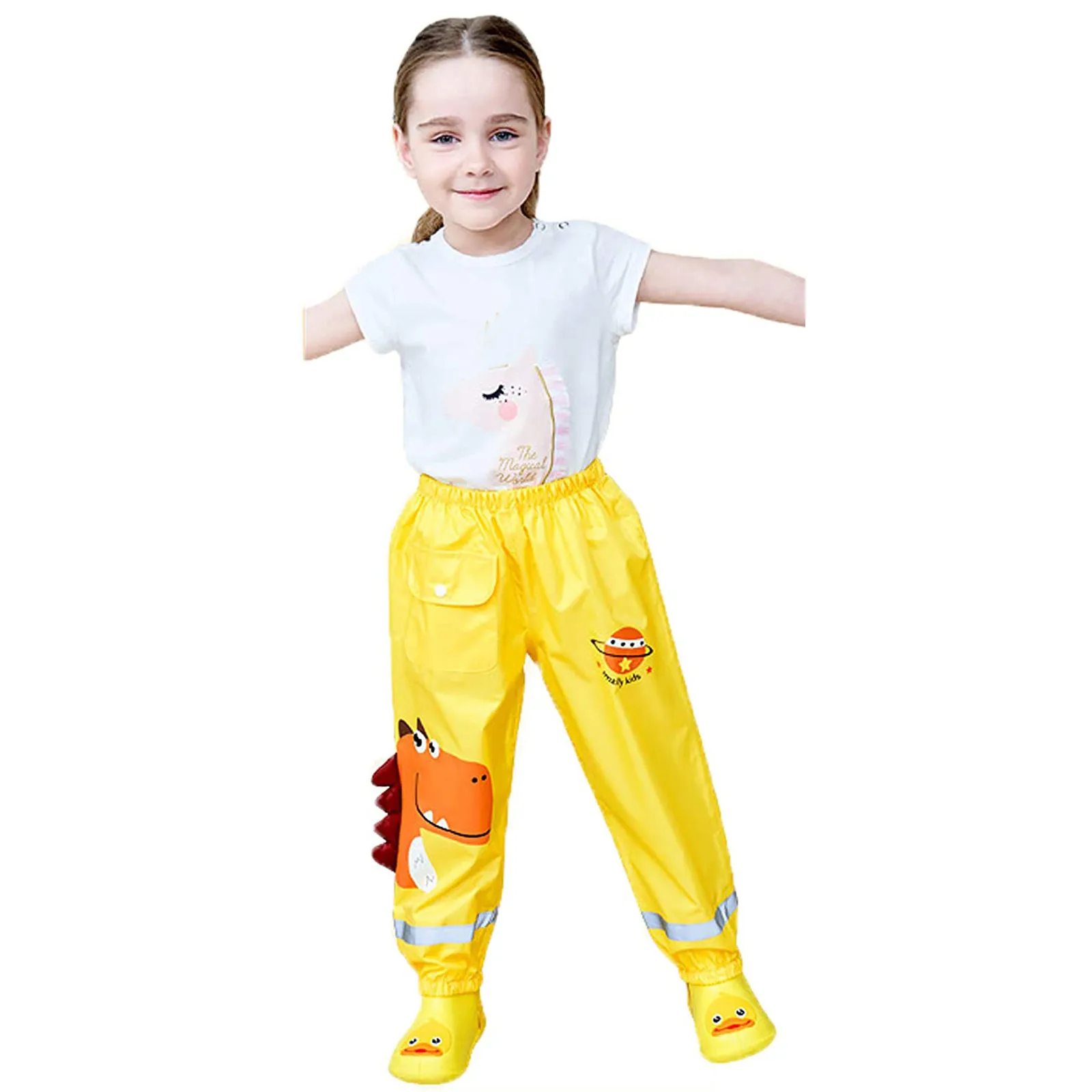 Toddler Rain Waterproof Pants Boys 
