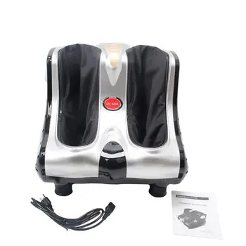 

Smart Kneading Rolling Vibration Shiatsu Foot Calf Leg Massager 110V US Plug Gray ship from US drop shipping