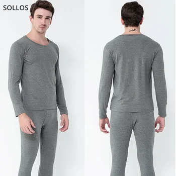 

big size Men's cotton thermal set male solid tops mens underwear men Thermos gay sexy underwear men sexy winter wear men legging
