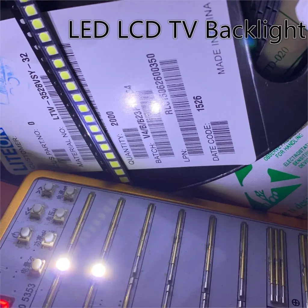 2000PCS LITEON LED Backlight 1w-1.5W 3V 3528 2835 1210 Cool white LCD TV Application LTW-3528VSY-40 | Инструменты