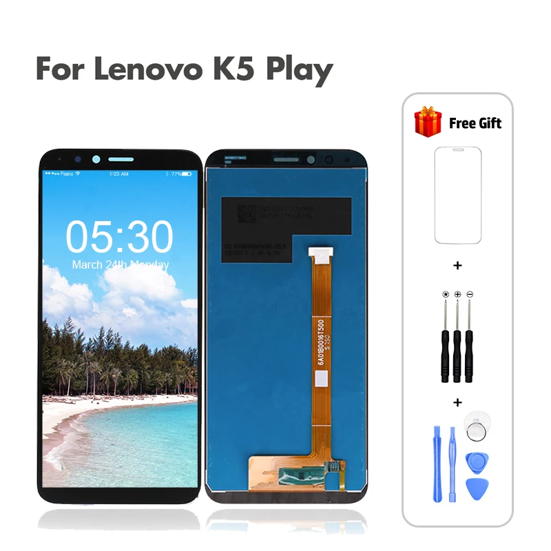 Сменный сенсорный ЖК экран для Lenovo K5 Play L38011|Экраны мобильных телефонов| |