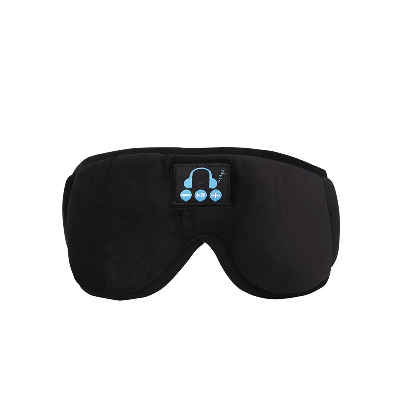 Беспроводная Bluetooth маска для сна с наушниками, музыкальная маска для сна в путешествии, мягкая маска для глаз, 3D маска для сна, массажер для глаз 45