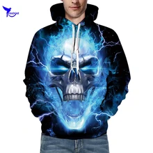 Пара влюбленных мужчин женщин с цифровым 3d-рисунком Скейтбординг пуловер Толстовка Осень Хип Хоп Уличная уличная толстовка с капюшоном