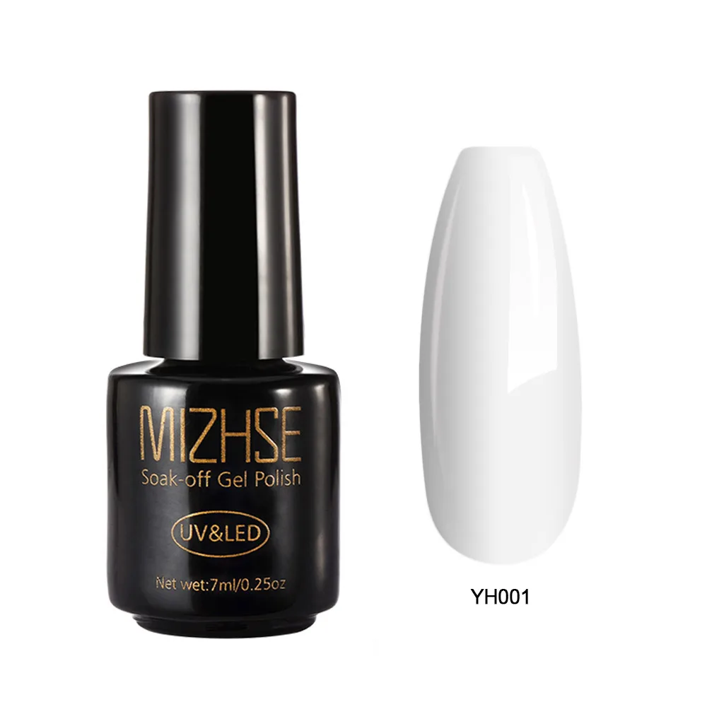 X-YH001 MIZHSE 7 мл модный розовый цвет серия УФ гель лак для ногтей Гель-лак Длительное впитывание УФ-гель для ногтей горячий Гель-лак салон - Цвет: X-YH001