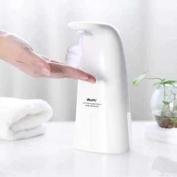 

250ML Touchless Bathroom Dispenser Smart Sensor Liquid Soap Dispenser for Kitchen Hand Free Automatic Soap Dispensers