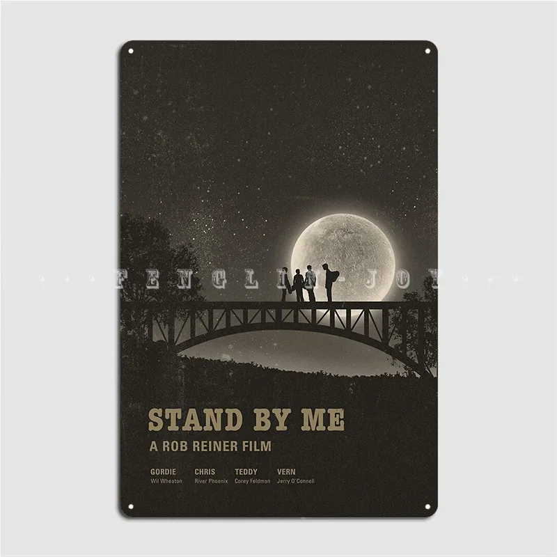 Stand By Me Metal Plaque Poster Club Party Bar Cave Design Wall Decor Tin Sign | Дом и сад