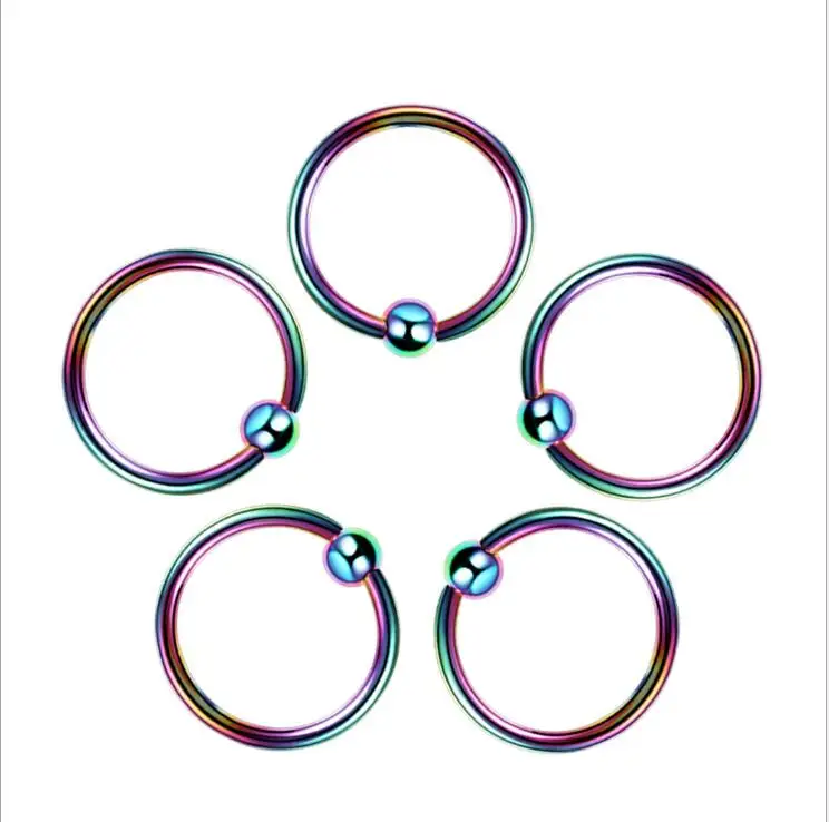 5 шт. кольцо из нержавеющей стали для пирсинга губ и губ|Украшения тела| |