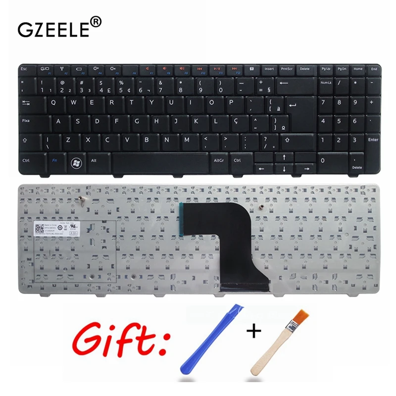 

GZEELE laptop accessories keyboard for Dell Inspiron 15R 5010 N5010 P10F N5010D N5010R M5010 Inspiron M5010 M5010R M501R Brazil