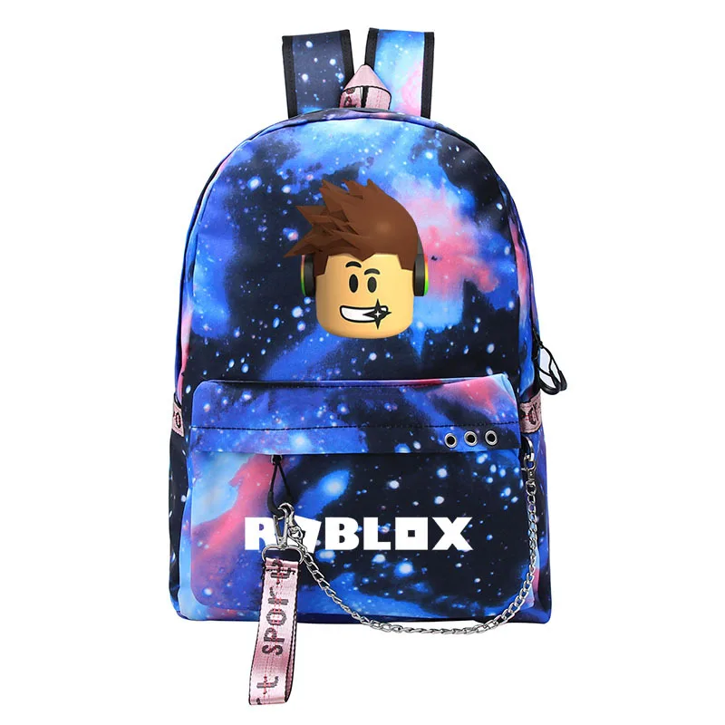 Синий рюкзак Mochila roblox для подростков, детей, девочек, школьников, USB, сумки для ноутбука, мальчиков, сумки через плечо, рюкзак для путешествий