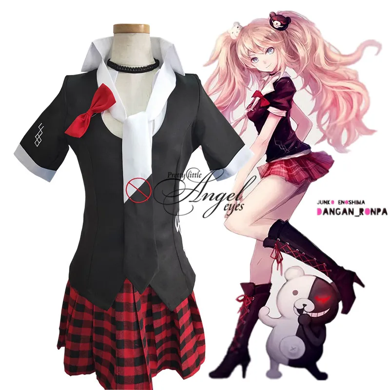 

Anime Danganronpa Enoshima Junko Cosplay Uniform Halloween Party Costume