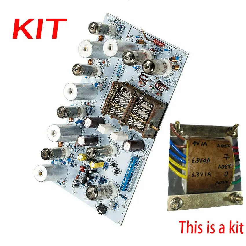 Nostalgic Vacuum Tube FM Radio Wireless Audio Stereo Receiver DIY Kit