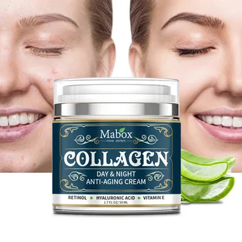 

MABOX Collagen Anti-Aging Cream Fast Absorbing Non greasy FACE CREAM 50ml