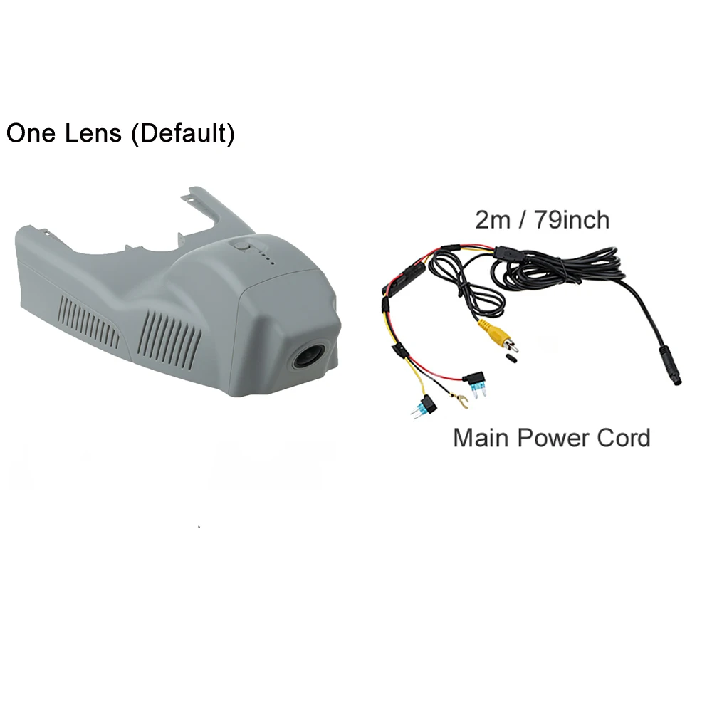 Gray Single Camera Автомобильный регистратор DVR видеорегистратор камера Wifi цифровой видеорегистратор для Mercedes Benz GLA Class X156 MB GLA180 GLA200 GLA250 GLA45 - Название цвета: Gray Single Camera