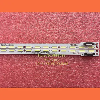 

2pcs/set LED Strip 6202B0009Z200A 6202B000A0200A For Konka Led Strip 56LEDS 638MM