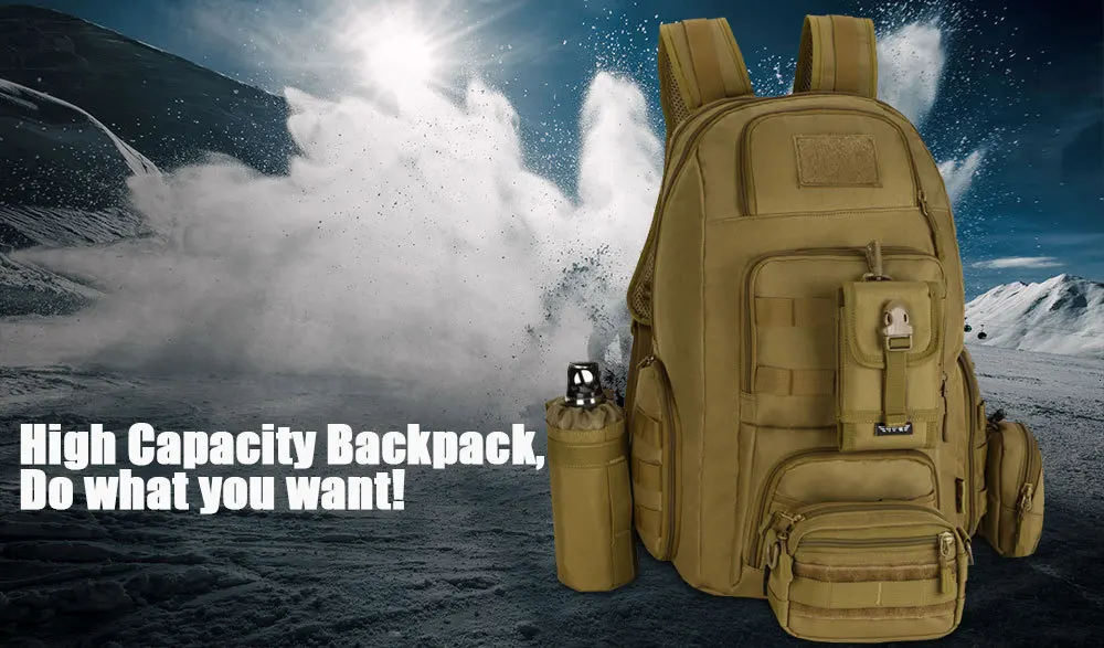 SINAIRSOFT Военная Униформа тактический рюкзак 40L 15 дюйм(ов) ов) ноутбука для мужчин Спорт Отдых Открытый рыбацкий Рюкзак Восхождение LY2018