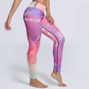 

New Fitness leggings Women Mesh Breathable High Waist Sport Legins Femme Workout Legging Push Up Elastic Slim Pants