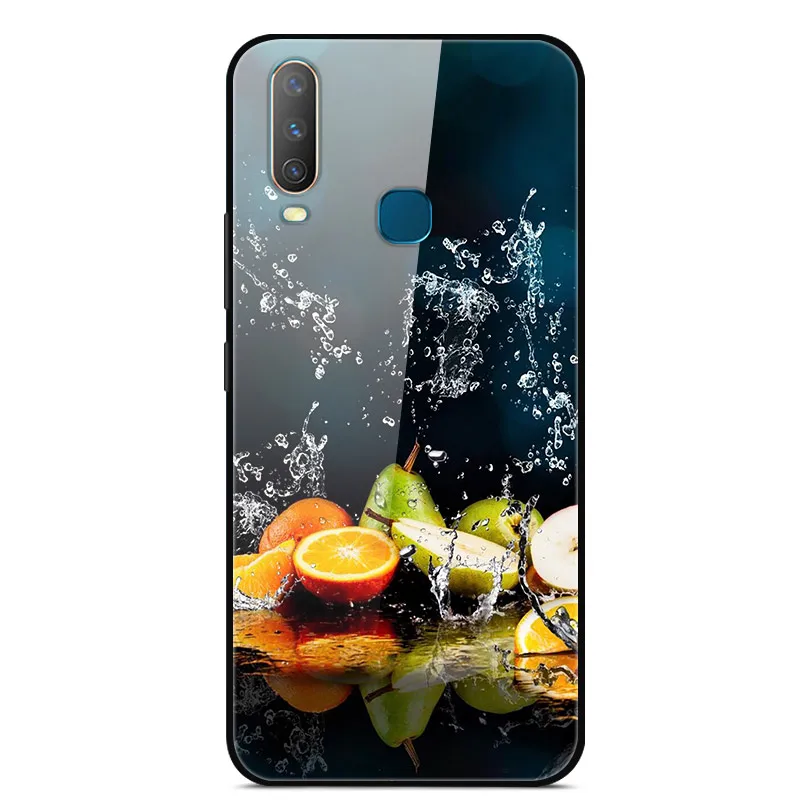 as photo 10 Чехол из закаленного стекла для Vivo Y17, чехол, жесткая задняя крышка для Vivo Y15, чехол для Vivo Y12, чехол из ТПУ, бампер для Vivo Y3, чехол, Funda - Цвет: as photo 10