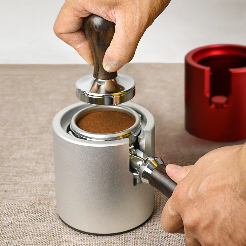 Sturdy Stainless Steel Adjustable Espresso Coffee Tamper Stand Barista