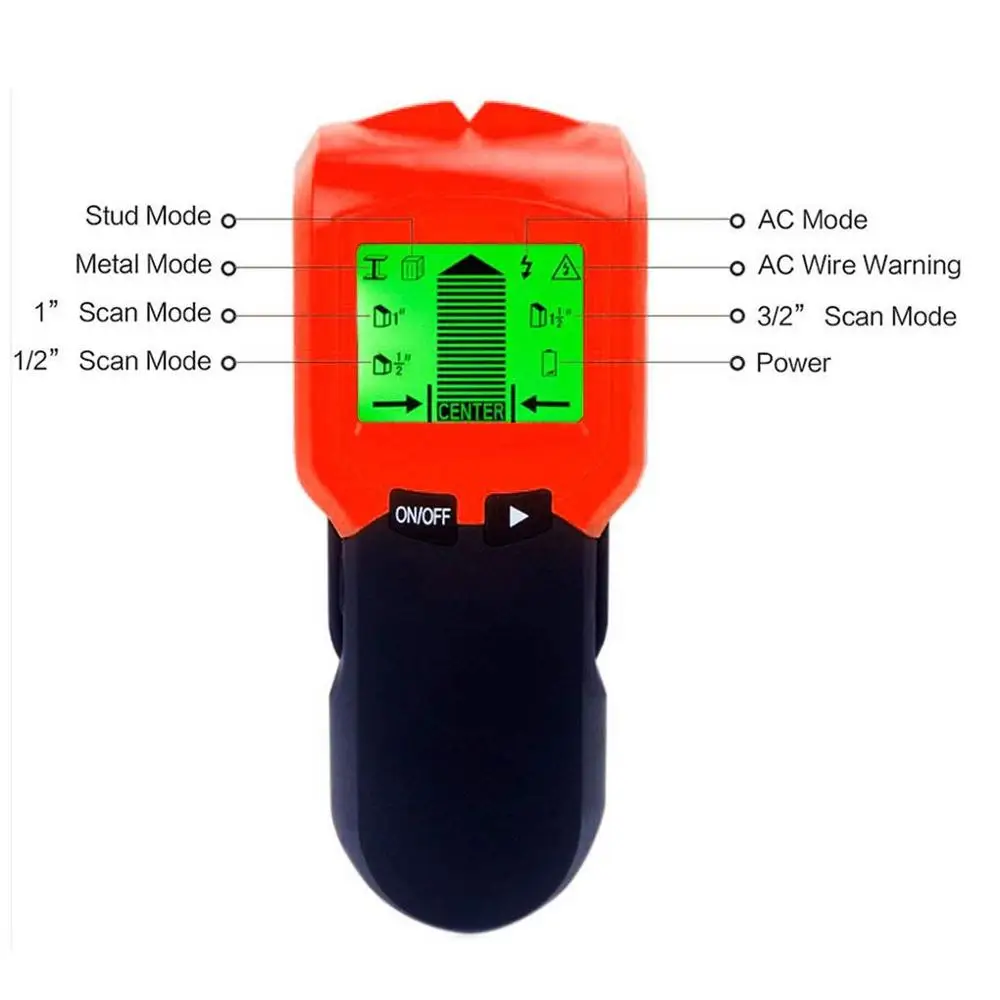 

Stud Wall finder Wall Detector Multi Function Center-Finding Stud Finders for AC Wire Metal Wood