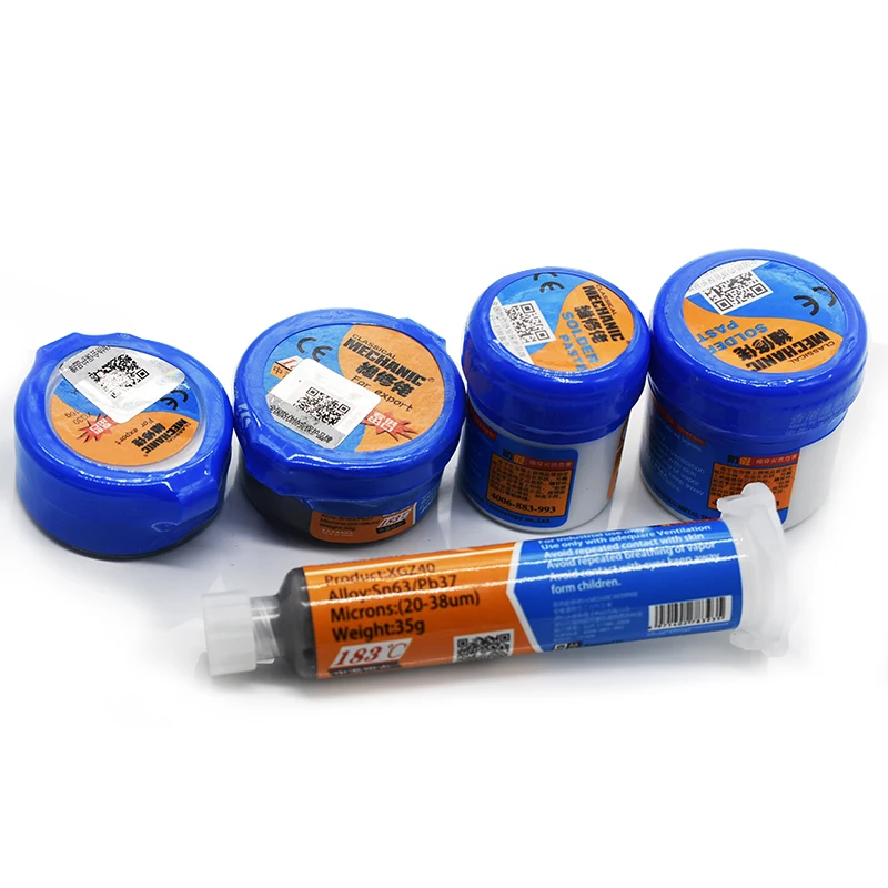 Оригинальный механический дневной крем SMD SMT BGA Tools Sn63/Pb37 25 45um сварочный