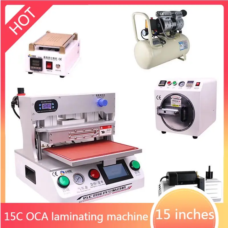 LY 15C Универсальный OCA LCD ламинатор 15-дюймовый сенсорный экран oca ЖК-экран ремонт
