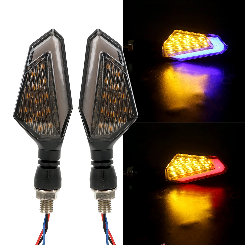 

Front Rear Signal Lamp Universal Moto Accessories DC 12V Motorcycle LED Turn Signal Lights 2Pcs/set Motorbike Blinker