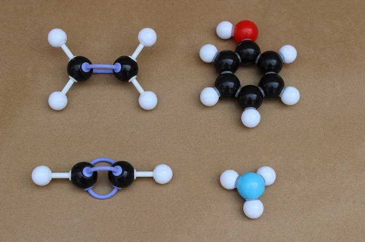 Наборы моделей для школы, Обучающие исследования, серия детских обучающих игрушек, набор молекулярной модели, Органическая химия, структура молекул