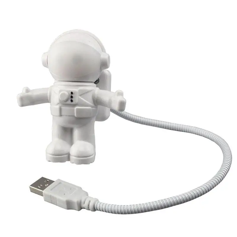 USB светодиодный ночник астронавт Walkman Регулируемый Настольный свет для дома спальни