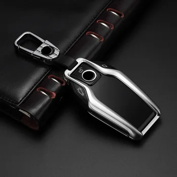 

1pcs Car LED Display Key Case Cover Protector Shell Styling Accessories for BMW 7 series G11 G12 G32 X3 G01 i8 I12 I15
