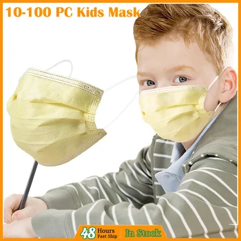 

10-100 pcs maschere breathable mascarillas Safety Air Fog protective Mouth Disposable Face Masks dustproof Children masques